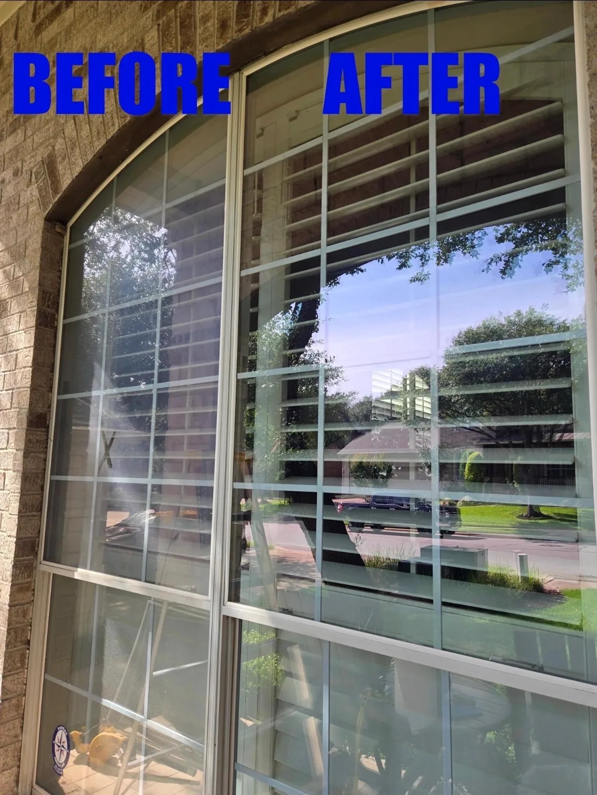 Before & after — picture window